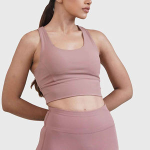 Dernier style 2024 Soutien-gorge de sport pour femmes, grande taille, débardeur de course, sous-vêtements de fitness, soutien-gorge de yoga sport personnalisé à dos croisé pour femmes - Product Image 3