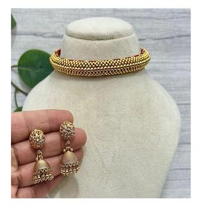 Ensemble collier et boucles d'oreilles en moissanite plaqué or de qualité supérieure, style simple et élégant, pour anniversaire, mariage, soirée - Product Image 2