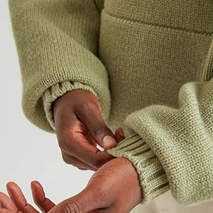 Fabricant de vêtements OEM – Nouveau sweat à capuche tricoté en laine épaisse et surdimensionné à épaules tombantes pour homme – Collection Hiver - Product Image 3