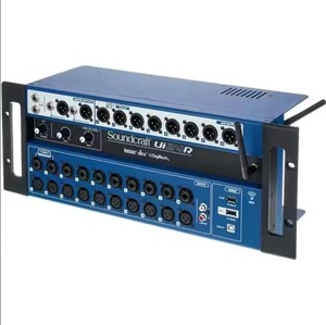 มิกเซอร์ดิจิตอล Soundcraft Ui24R 24 แชนแนล พร้อมเครื่องบันทึกเสียงแบบมัลติแทร็ก USB และระบบไร้สาย - Product Image 1