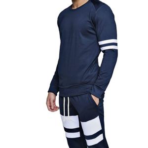 ชุดวอร์ม2ชิ้นสำหรับผู้ชายชุดวอร์มผ้าฝ้าย100% สำหรับวิ่งจ๊อกกิ้งไซส์พิเศษ - Product Image 3