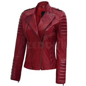 Chaqueta de cuero profesional de alta calidad último diseño 2025 Material de cuero para mujer a la venta ahora - Product Image 1