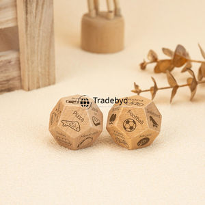 Juego de Dados Poliédricos de Madera de Lujo, 7 Piezas, Hechos a Mano para Juegos de Rol y Mesa, Duraderos y Ecológicos, Tradebyd - Product Image 2