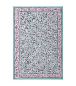 Customized Hand Block Print <b>Table</b> <b>Cover</b> Floral Linen <b>Cloth</b> Made in India for Weddings Parties Manufactured High Quality Cotton - Product Image 2
