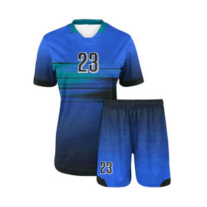 Uniformes de Fútbol Personalizados de Calidad Superior y Peso Ligero, Cómodos para Entrenamiento, Secado Rápido, Manga Corta, 100% Poliéster - Product Image 6