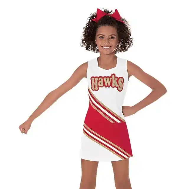 Vente chaude bébé fille danse costume le plus demandé uniforme de pom-pom girl Usine En Gros Costume Jeunesse Uniforme De Sublimation