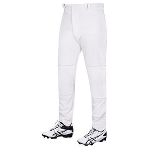 Pantalon de baseball de couleur blanche pour tissu polyester en coton pour hommes pantalon de baseball unisexe pleine longueur avec conception et taille personnalisées - Product Image 1