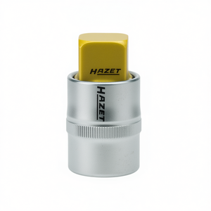 Hazet 1/2'' Screwdriver Socket Hexagonal Short <b>Square</b> with Knurling High Quality Hex <b>Keys</b> - Product Image 2
