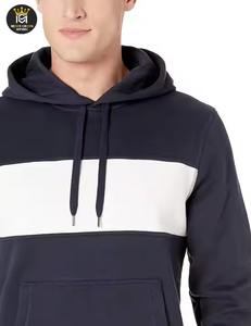 Oem algodón de calidad superior sudaderas con capucha pulóver al por mayor de impresión personalizada sudaderas con capucha de los hombres en blanco - Product Image 2