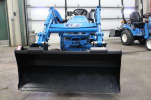 Tractor compacto LS MT125 de uso pesado con cargador frontal y retroexcavadora en venta - Product Image 4