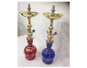 Farida-Cachimba de latón macizo de un nivel, narguile con accesorios, venta al por mayor - Product Image 2
