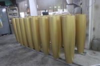 Pot Tanaman Bulat Kecil Abu-abu dari Fiberglass FRP dengan Tekstur Kasar, Ringan, untuk Penggunaan Dalam & Luar Ruangan, Cocok untuk Rumah dan Taman