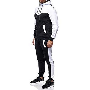 Vêtements de sport survêtement à capuche avec fermeture éclair - Product Image 6
