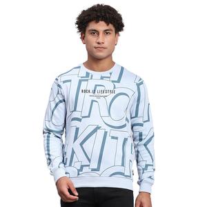 Sweat-shirt à manches longues pour homme en coton 100% de haute qualité de la marque 2026, respirant, sportif, noir, impression numérique, ODM - Product Image 1