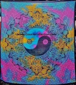 MULTI YAN YANG JAAL HP PRINT Sábanas Decorativas para el Hogar, Tapices, Decoraciones Colgantes de Pared para el Hogar y Regalos GC-TPDB-275 - Product Image 1