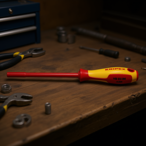 ประแจขันน็อตแบบขัดเงา Knipex VDE พร้อมด้ามไขควง - Product Image 3