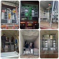Échafaudage de cadre mobile galvanisé peint par métal modulaire moderne durable de SONGMAO pour la construction