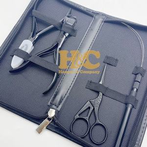 Wholesale <b>Mini</b> Hair Kit Stainless Steel Waterproof Micro-Link Hair Extension Tools Kit Case with Loop Scissor <b>Plier</b> Clip - Product Image 3