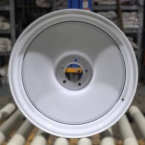 20X8X9 Massief Schijf Stalen Wiel Smoothie Velg D Stadswiel Pcd 5X114.3 5X120.65 5X127 5X139.7 6X139.7 Wit Zwart Velg - Product Image 2