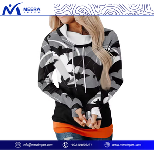Sweat à capuche vintage unique pour femmes coupe confortable impression par sublimation grandes tenues décontractées à la mode pour le logo avant d'hiver - Product Image 4