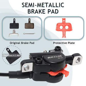 Kit de Freio a Disco Hidráulico de Alumínio BUCKLOS para Bicicletas de Estrada e MTB com Rotor de 160mm – Freio a Óleo para Bicicleta, Peças de Atualização - Product Image 2