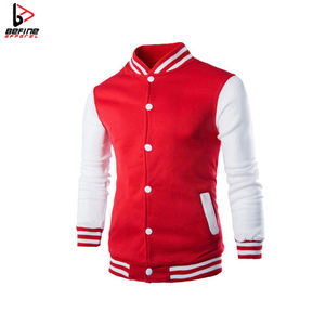 Veste universitaire en laine de haute qualité pour hommes avec logo personnalisé College Streetwear Grande taille Winter Baseball Letter Design Wholesale - Product Image 5