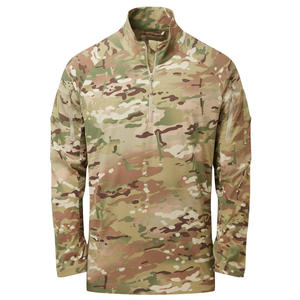 Camisa Táctica de Manga Larga, Cómoda, de Algodón y Poliéster, Multicolor, para Entrenamiento al Aire Libre, Ropa para Hombre - Product Image 1