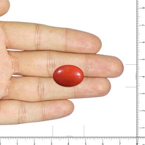 Perles de corail rouge de 9,87 carats, bijoux en os de coquillage et en corail - Product Image 3
