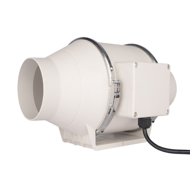 LONGWELL Wholesale ETL/CE/Rohs Certified 6'' Inch AC Inline Duct Fan with Speed Controller Low Noise Ventilation Duct Fan