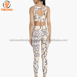 Conjunto de Yoga Deportivo de Compresión para Mujer, Hecho a Medida, de Nailon y Elastano, Último Modelo, Ropa Deportiva sin Costuras para Gimnasio - Product Image 2