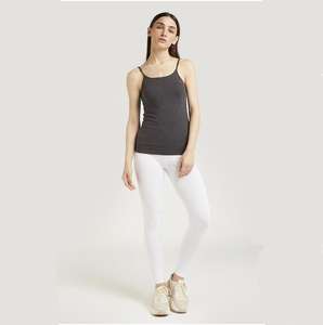 Meilleur prix Leggings de gymnastique pour femmes avec logo personnalisé pleine longueur 100% coton tissu respirant Offre Spéciale décontracté pour l'hiver fabriqué au Pakistan - Product Image 1