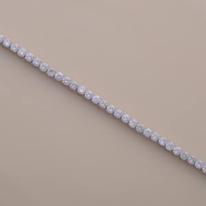 IGI Certified Lab Grown Round Diamond Tennis Bracelet in 18K Yellow / White / Rose Gold - Product Image 3