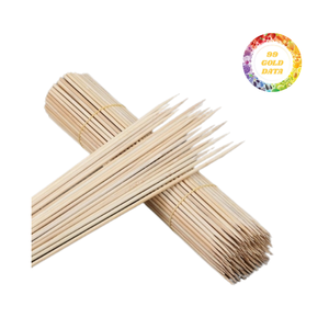 Palitos de bambú puntiagudos para kebab, sándwiches, queso y fruta, bien empaquetados en varias opciones de cantidad - Product Image 6