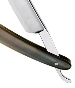 Maquinilla de afeitar de acero inoxidable para peluquero, maquinilla de afeitar recta para peluquero, maquinilla de afeitar profesional de borde recto - Product Image 6