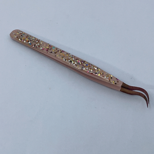 แหนบขนตา สแตนเลส คุณภาพดี แหนบขนตาตรงและโค้ง อุปกรณ์ต่อขนตา - Product Image 5