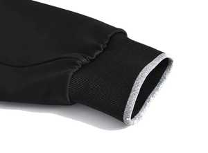 Conjunto Deportivo de Invierno para Hombre, de Poliéster y Algodón, Transpirable, Diseño Sencillo y Sólido, con Cremallera, para Correr, Corte Regular - Product Image 5