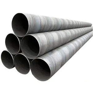 Tube en acier Ssaw 609 Mm tuyau en acier au carbone joint hélicoïdal tuyau en acier soudé en spirale utilisé pour le pétrole et le gazoduc