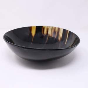 HAGA CLIC HECHO A MANO DE ALTA CALIDAD ARTESANAL CUENCO DE CUERNO DE ALTO PULIDO Utensilios de cocina para servir sopa Fideos Tazón de cuerno elegante - Product Image 3