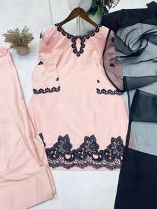 ชุดลูกปัดปัก salwar kurta Farsi สำหรับผู้หญิงดีไซน์ทันสมัยสำหรับงานปาร์ตี้ - Product Image 5