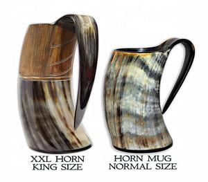 Norse tradesmen-taza de cuerno de buey, 100% Natural, hecha a mano, medieval, Vikingo - Product Image 5