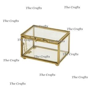 Boîte à bijoux de travail islamique en bois et en métal pour la décoration de la maison boîte à bijoux de stockage avec une qualité supérieure - Product Image 5