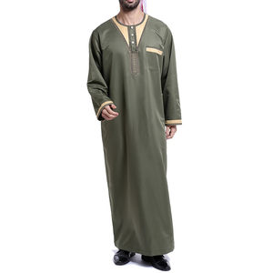 Tissus en polyester filé 100 % pour Abaya et Thobe pour hommes, style saoudien, vente en gros, anti-rétrécissement, avec logo personnalisé, pour Jubba et Thobe arabes pour hommes - Product Image 6