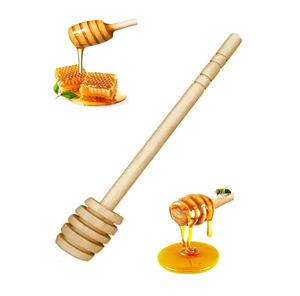 ช้อนตักน้ำผึ้งทำจากไม้ดีไซน์ดึงดูดใจสินค้ามาแรง - Product Image 5