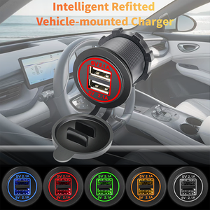 Cargador Universal Dual de 4.2A para Autobús, Barco, Adaptador de Corriente para Teléfono Móvil, Toma de Corriente Doble USB de 24V 12V para Automóvil - Product Image 6