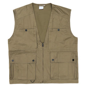 Chaleco utilitario multibolsillo de lujo de alta calidad para hombre, hecho a medida, talla grande, logotipo personalizado, servicio OEM en color - Product Image 1