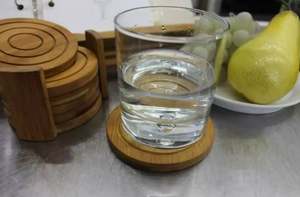 Coupe Pad Disque Tranches Dessous De Verre Rond Blanc Bois Personnalisé Inachevé En Bois Naturel Sculpture En Bois - Product Image 6