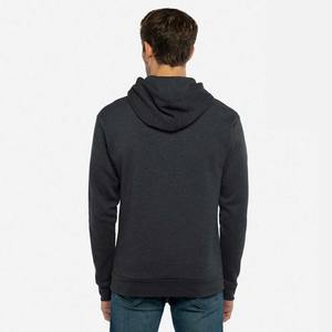 Sudadera con capucha de lana gris para hombre Sudadera con capucha informal Sudadera con cordón de color en contraste con bolsillo Kanga - Product Image 6