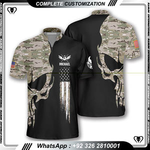 Chemises de billard en jersey personnalisé respirant à impression par sublimation pour hommes - Product Image 5