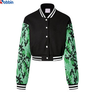 Chaqueta Universitaria Corta de Mujer, Estilo Casual, Manga Larga, Variedad de Colores Personalizados de Moda, de BOBBIN INDUSTRIES - Product Image 3