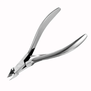 Coupe-cuticules professionnel en acier inoxydable, ciseaux à ongles courbés, outil de manucure à mâchoires larges - Product Image 1